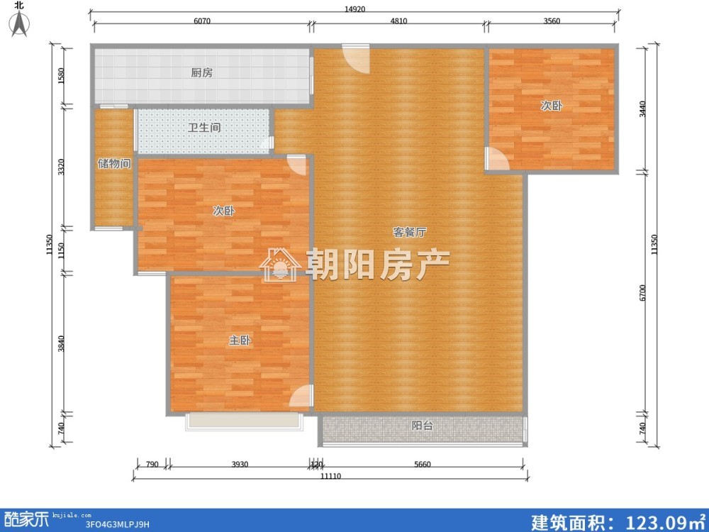 紫金苑 89平 南向三居 满两年 交通便利 学区房