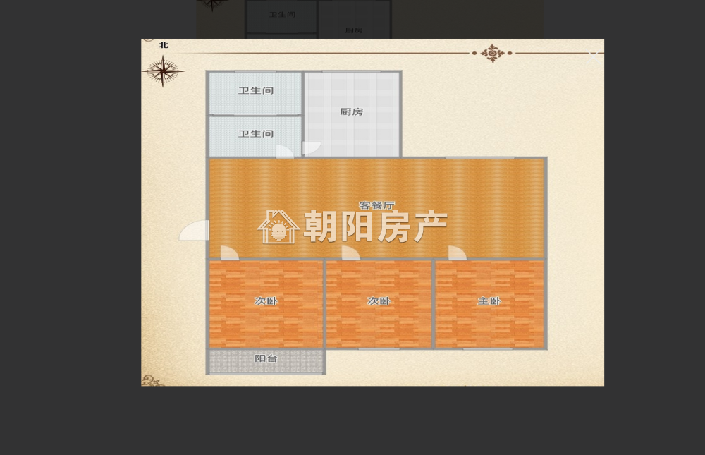 二汽新村 102平 精装三室朝南 满两年 单价1843元