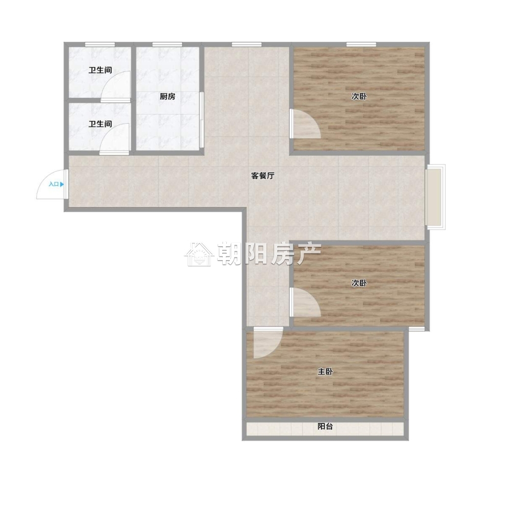 远宏书香120平简装3室2厅东户地段佳低价急售