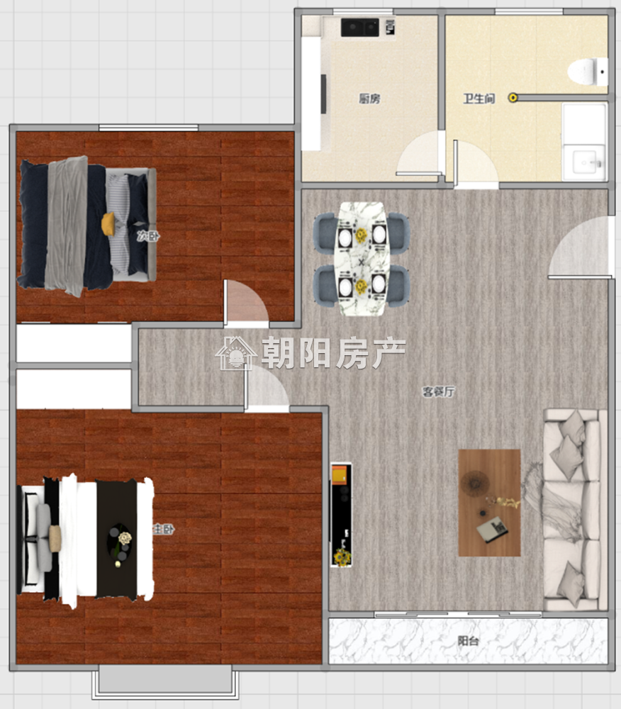 春晓名城 89平 南向两室两厅 单价3595元 交通便利