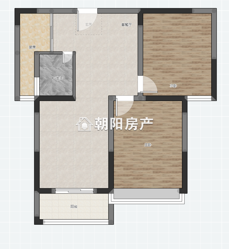 湖滨公园城 90平 朝南两室 免税学区房 4177元/平
