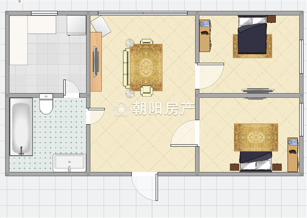 云景华城 90平 精装两居 学区房 满两年 配套齐全