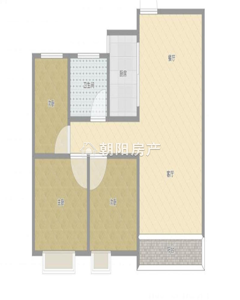 状元学府 83平 朝南两室 学区房 满两年 交通便利