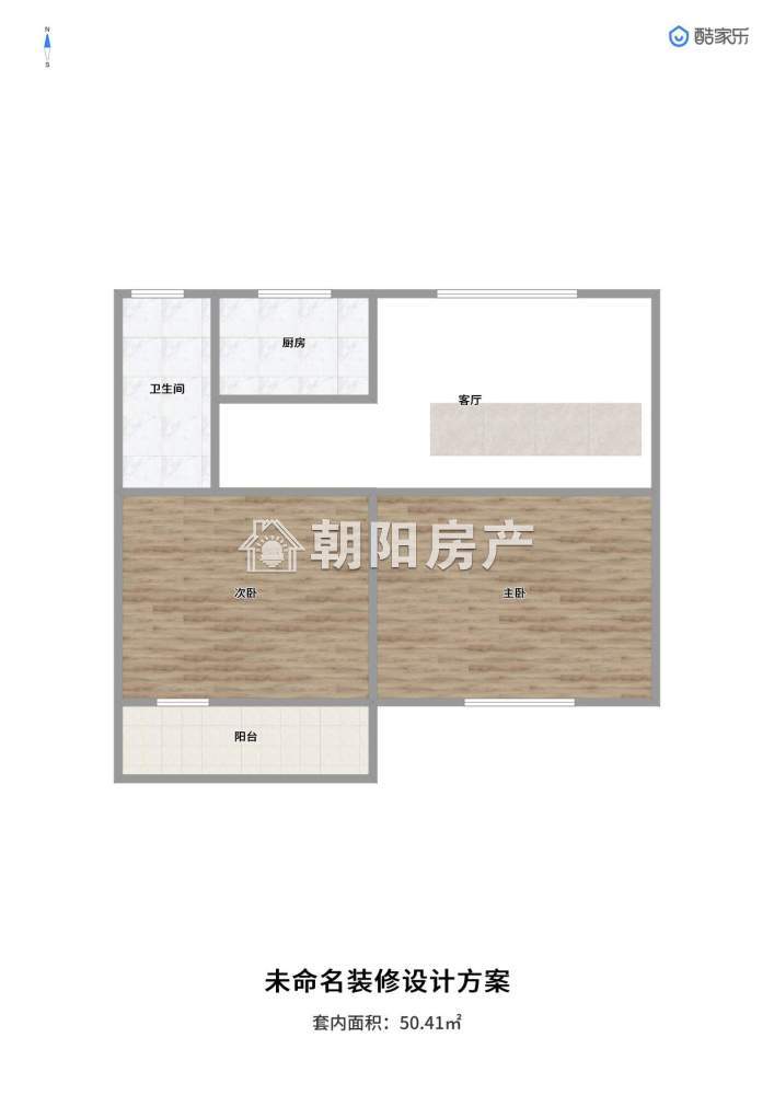 龙湖无线电二厂 65平 朝南两室一厅 满两年 学区房 2307元/平