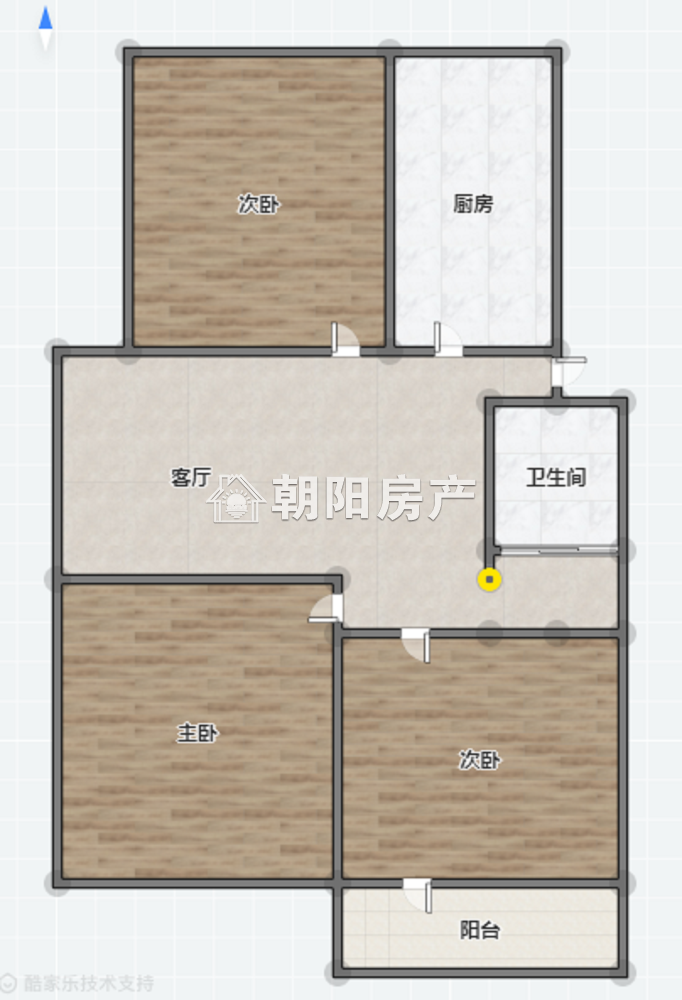 龙湖中学家属楼 89平 南向三室 满五唯一 学区房 单价2247元