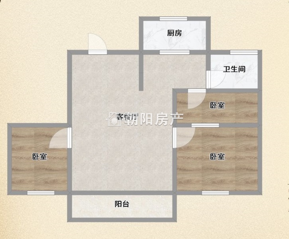 钻石星座 110平 南向精装三室 随时看房