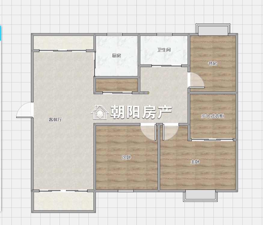 惠利中都一期 117平 南向精装三室 满五唯一 学区房