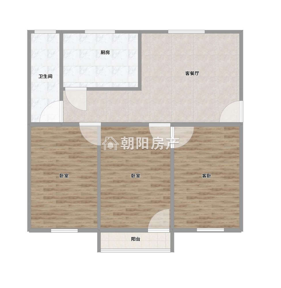 柏园新村 85平 南向三室一厅 交通便利 随时看房