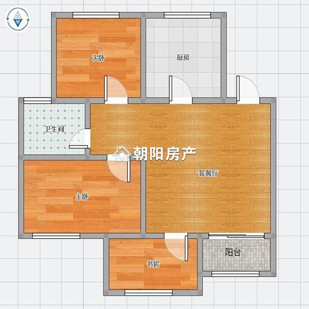金地月伴湾 96平 精装三居 满五唯一 朝南采光好