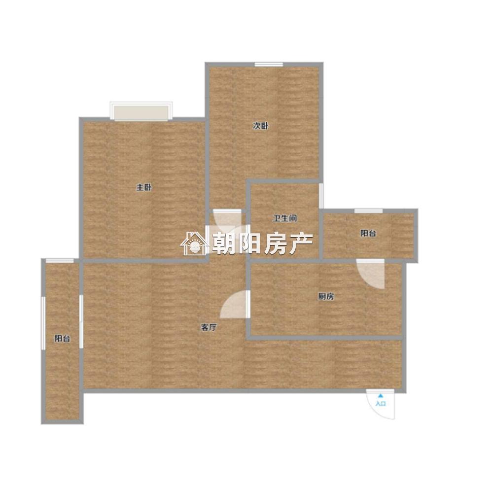 香颂小镇两室一厅精装修学区房出售