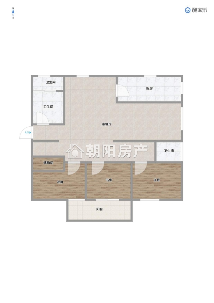西湖春天 126平 精装南向三室 满两年 学区房 交通便利
