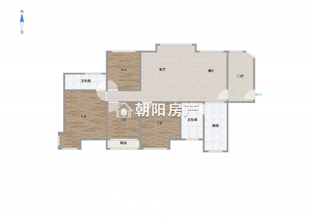 颐园豪景 147平 精装四室朝南 满两年 随时看房