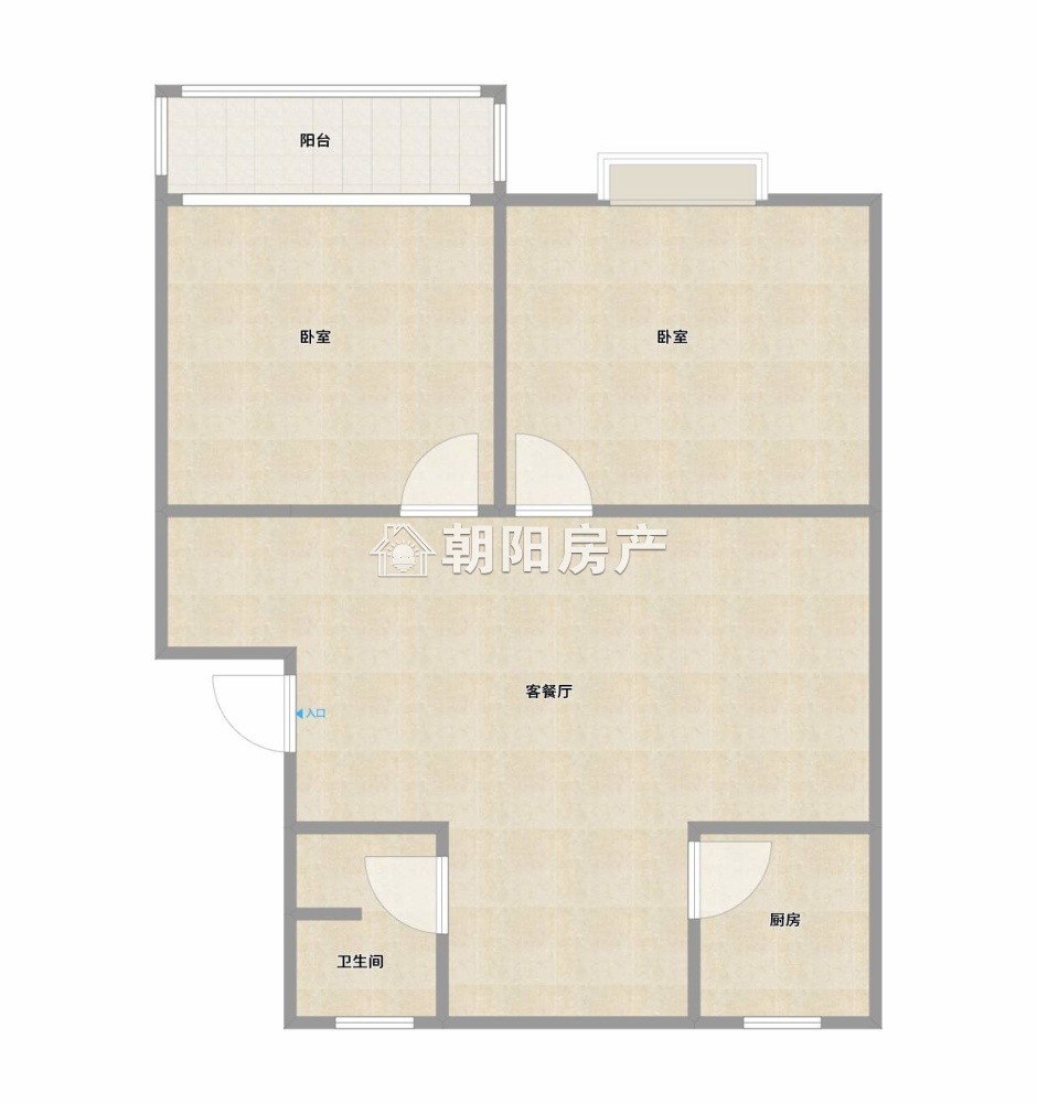 建西村 93平 南向两居 采光好 2150元/平
