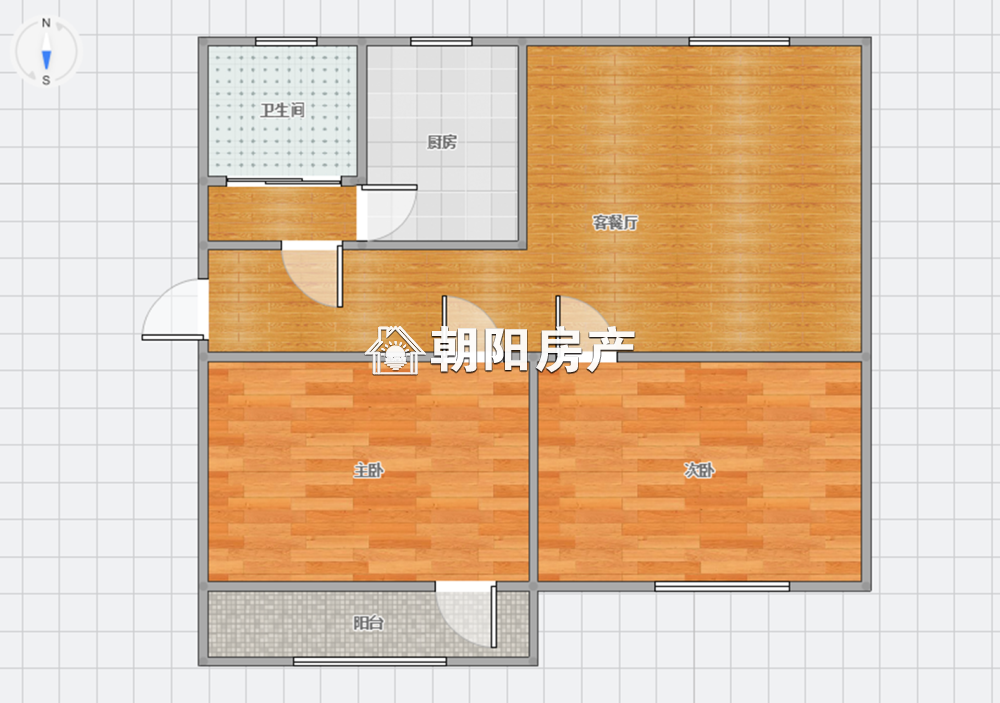 田东小区 60平 朝南两居 满两年 单价1500元 交通便利