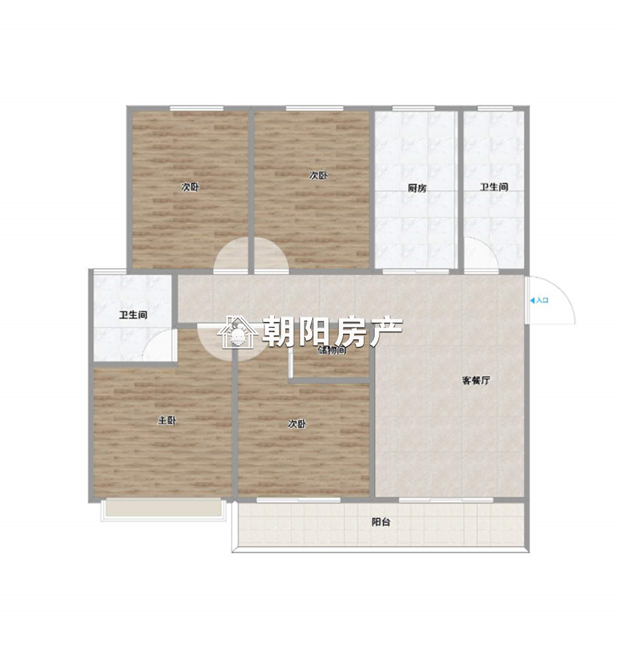 天玺国际城 141平 南向四室二厅 学区房 交通便利