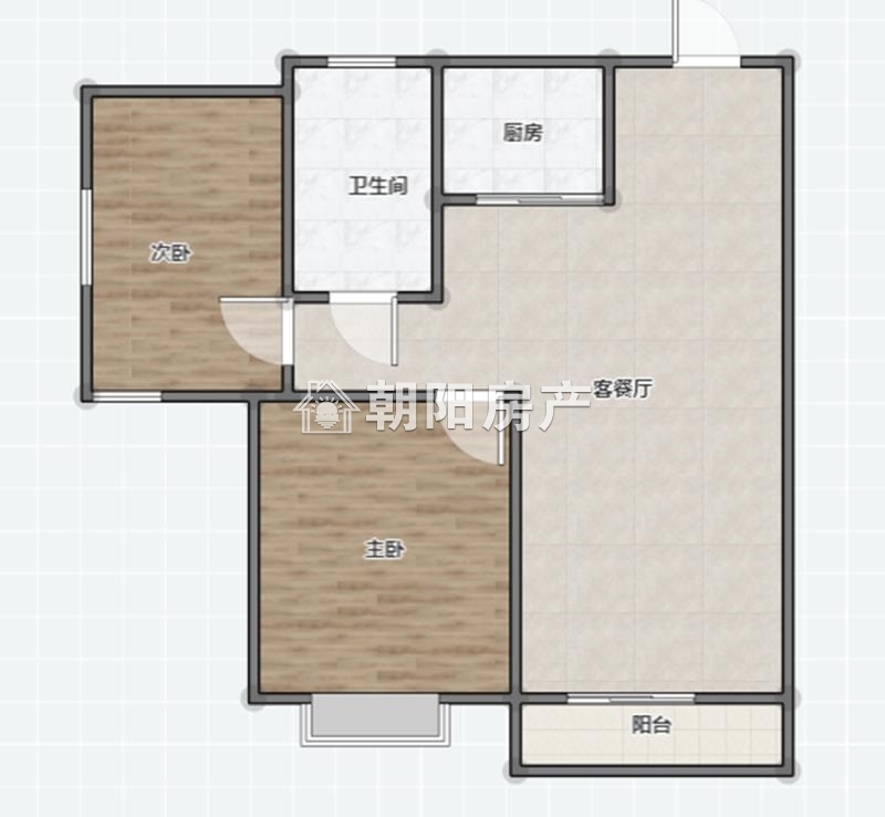 中环国际广场仕府 85平 南向精装两居 交通便利 学区房