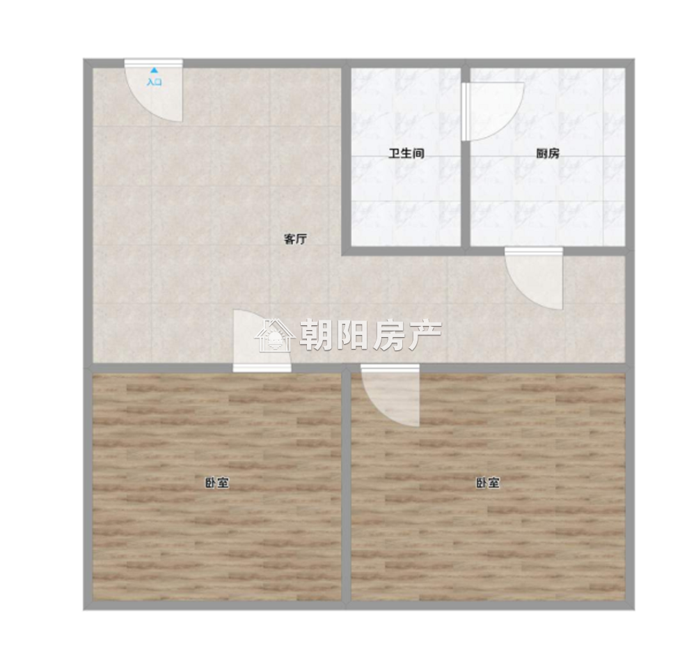 金龙门公寓 80平 南向精装两室 满两年 配套齐全