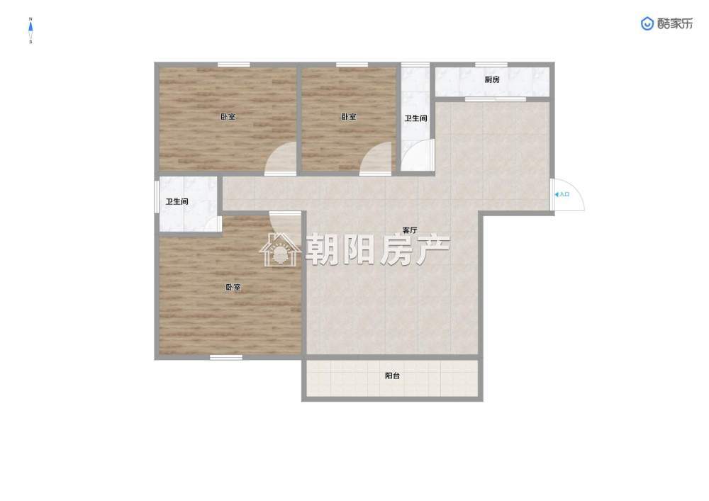 东湖新城 117平 三室二厅 南向采光好 交通便利