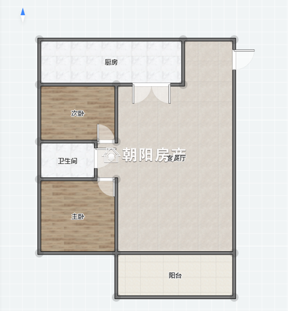 民生前城 71平 朝南两室精装 满两年 学区房