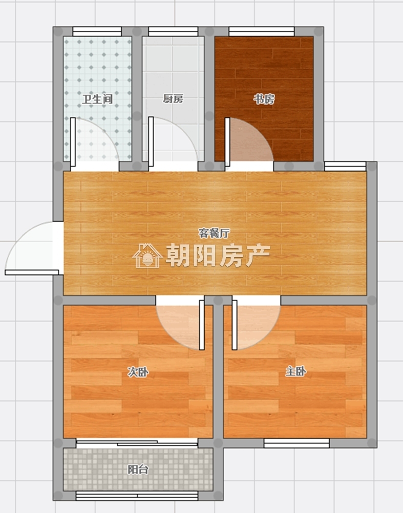 九龙岗农民新村 90平 南向三居 学区房 1222元/平 随时看房