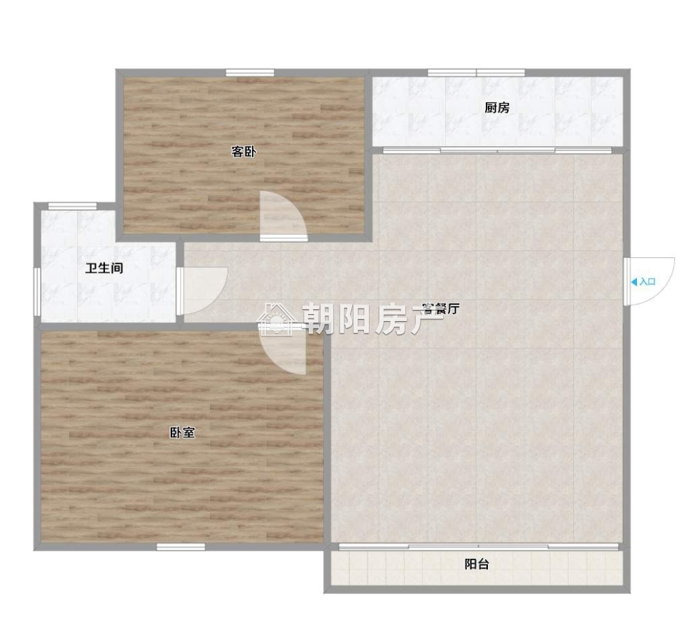 顺发泽润园 77平 南向两居毛坯 满五唯一 单价4125元
