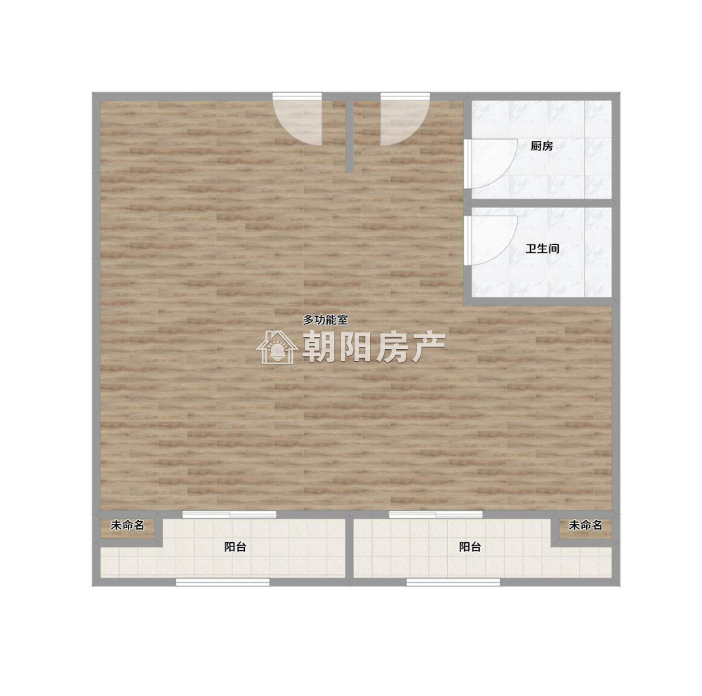 万茂华府 36平 南向精装一室 学区房 采光好
