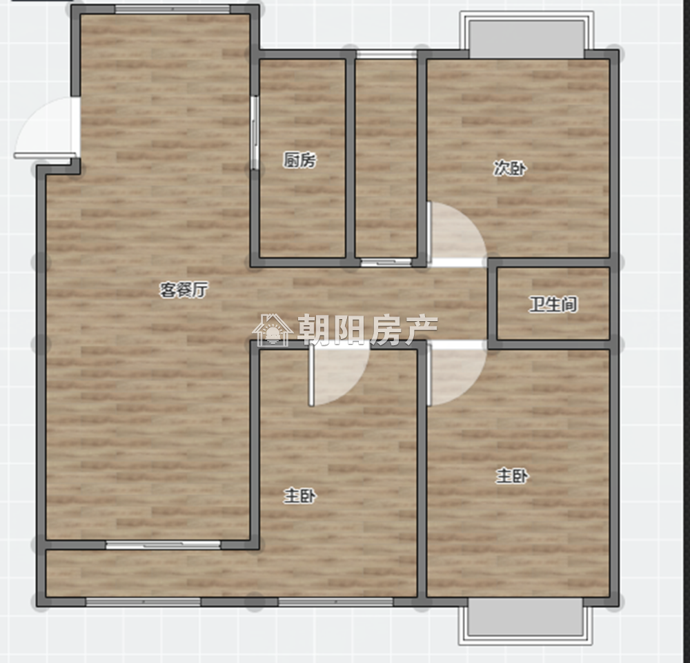 力达明和绿洲 162平 南向大三居 满两年 毛坯可定制