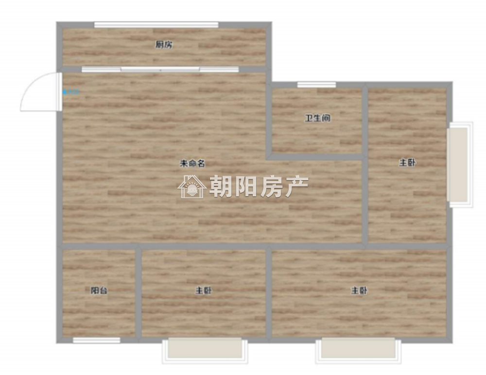 幸福密码 105平 南向三室精装 学区房 随时看房