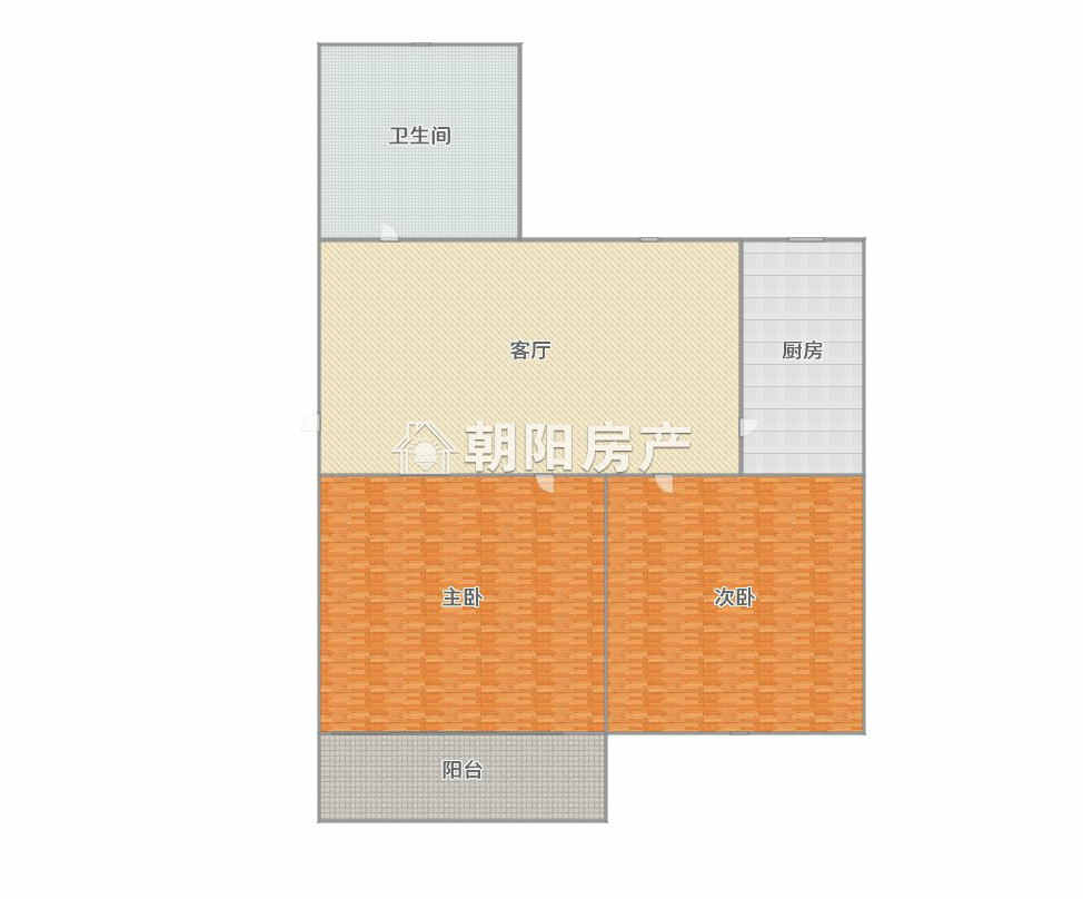 安装处大院 53平 南向两居采光好 学区房交通便利