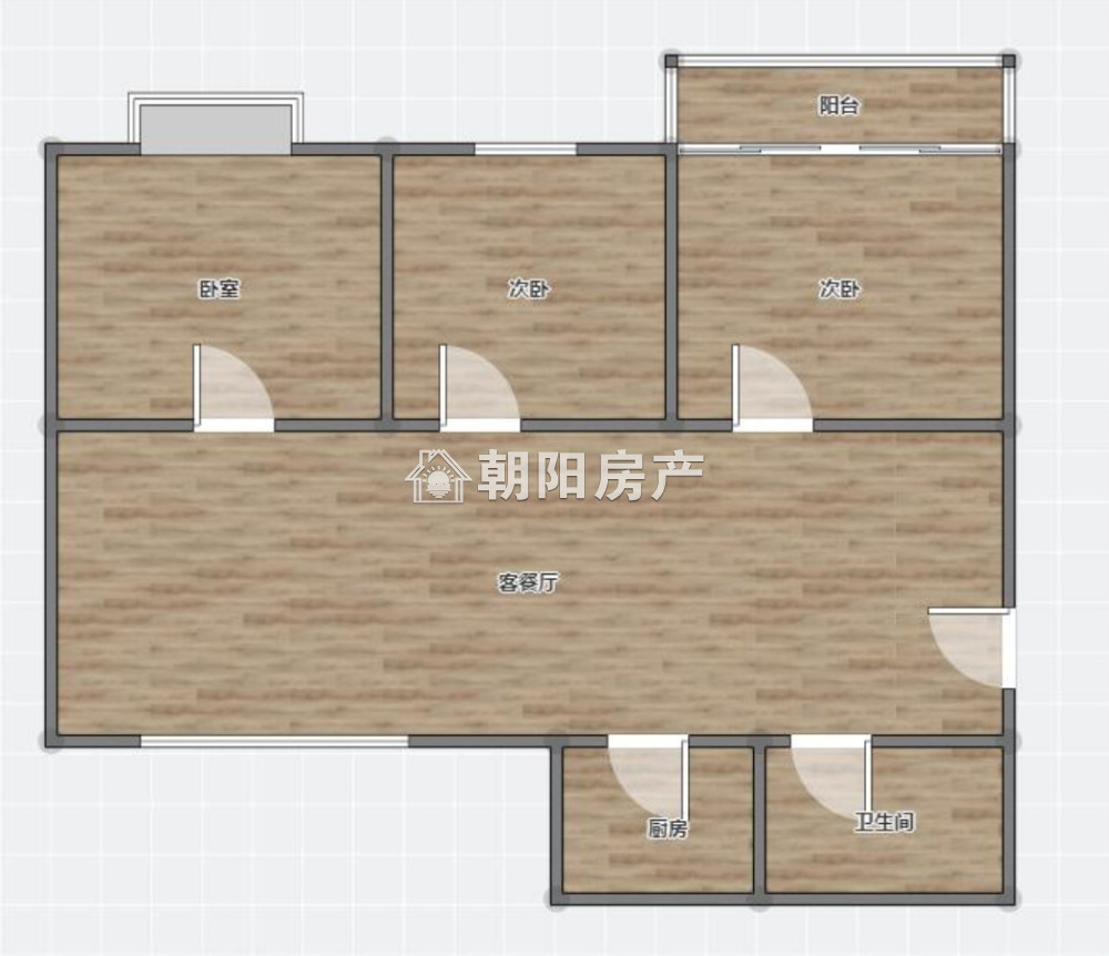 李郢孜C区 98平 南向高楼层三室 独家房源 采光好