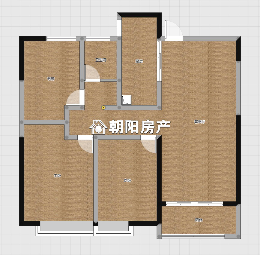 万茂华府 108平 南向三室毛坯 环境好 低楼层