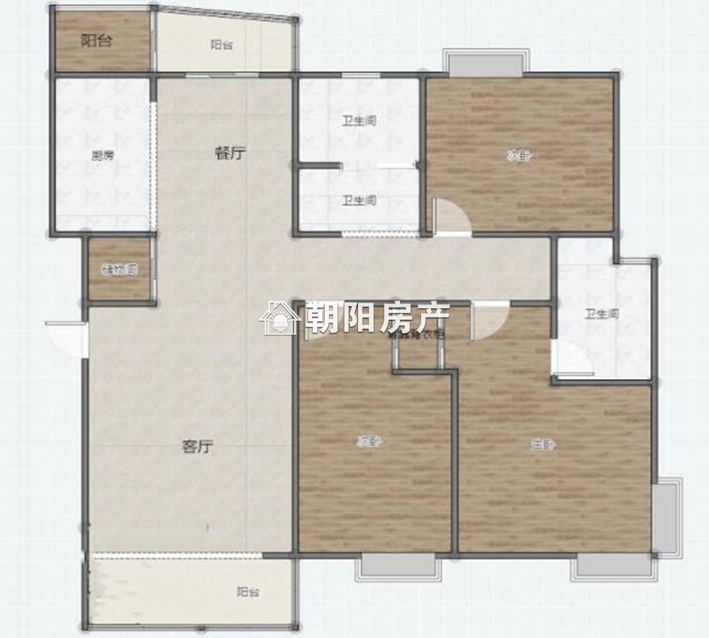 绿苑山庄 167平 朝南三室精装 学区房 配套齐全