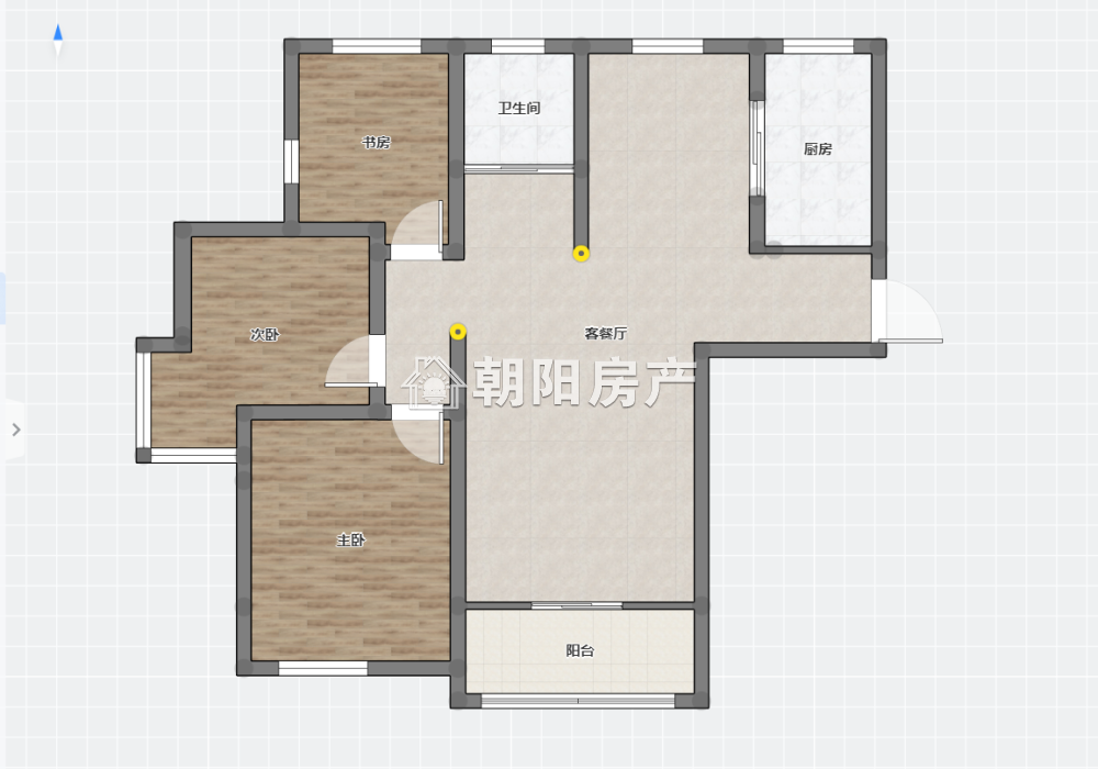 瀚城四期 115平 南向精装三室 满五唯一 交通便利 配套齐全