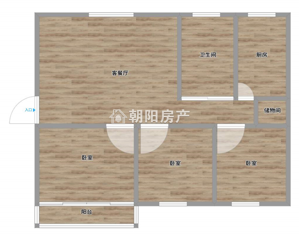 东苑新村 114平 精装南向三室 2456元/平 学区房