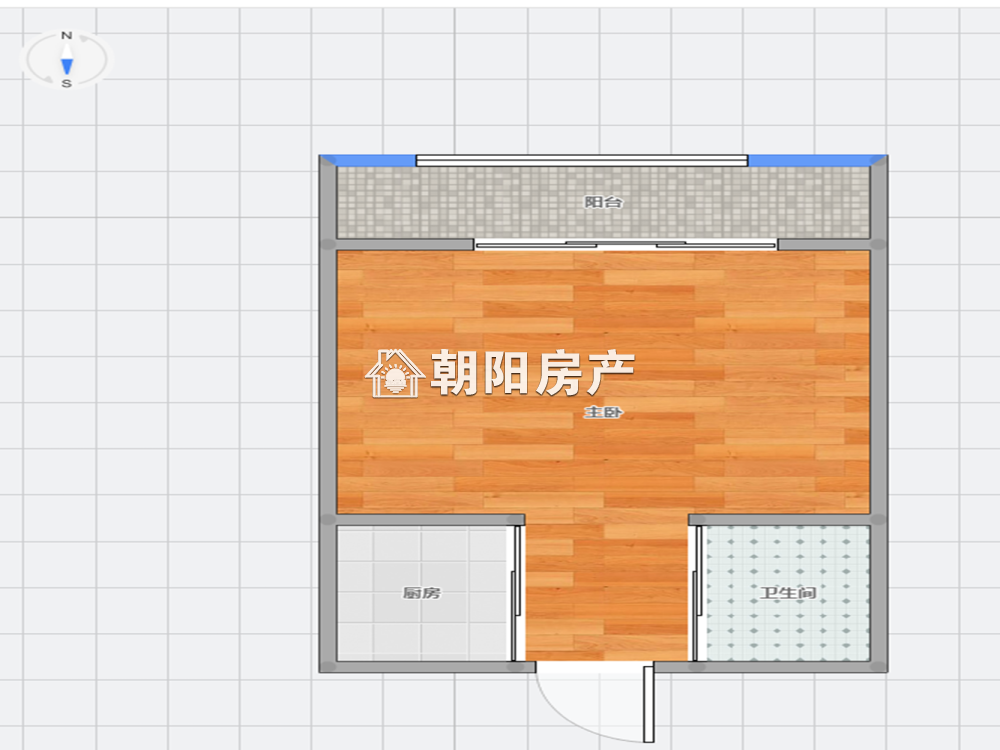 万茂华府 43平 一室一卫 满五唯一 4304元/平