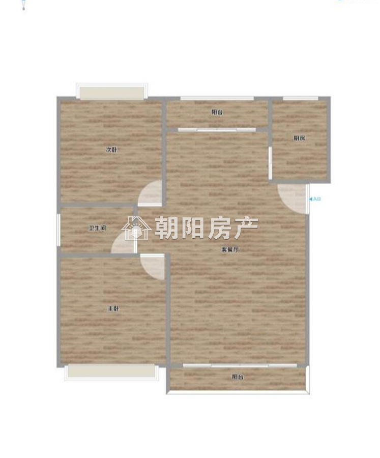状元学府 75平 东向两居 高楼层采光好 交通便利 随时看房