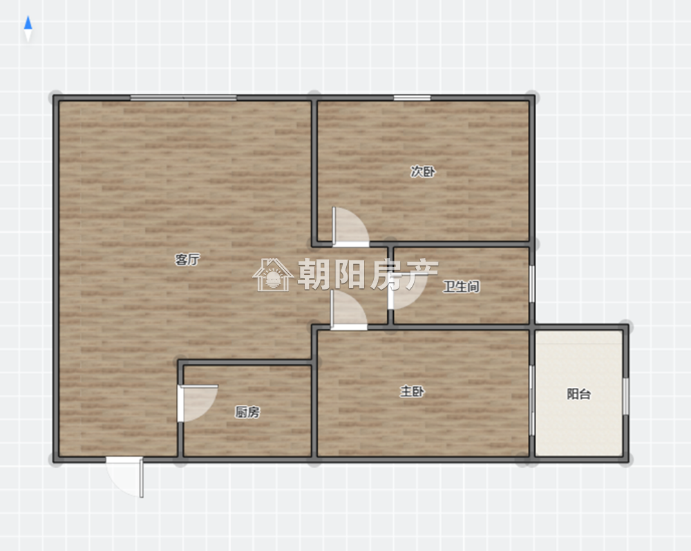 金地月伴湾 74平 北朝向两室 满五唯一 学区房 采光好