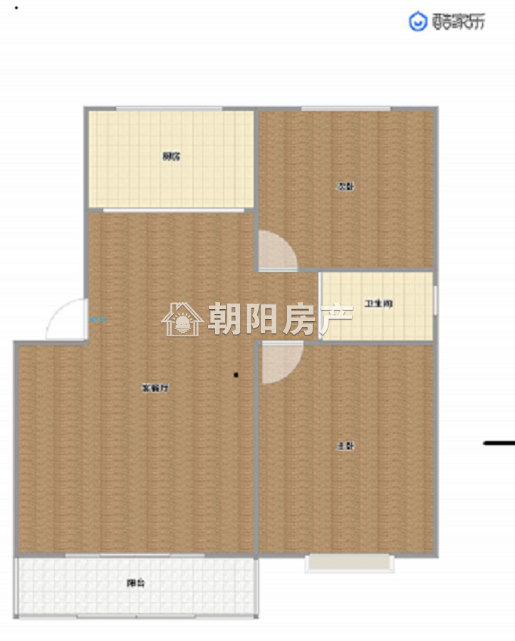 香榭华都西区 85平 南向精装两居 交通便利 配套齐全