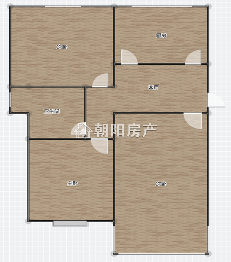 朝阳菜市场 110平 朝南三居 满两年 学区房 交通便利