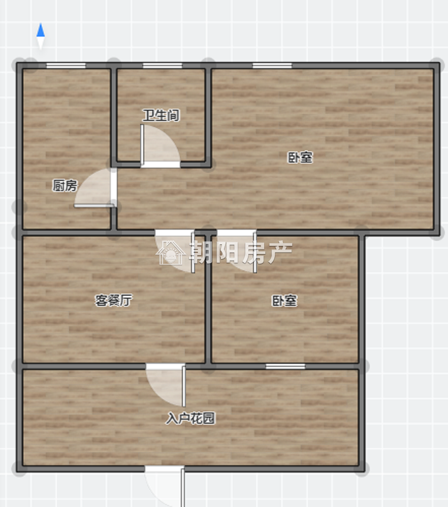 龙湖无线电二厂商住楼 68平 南向两室一厅 交通便利 简装