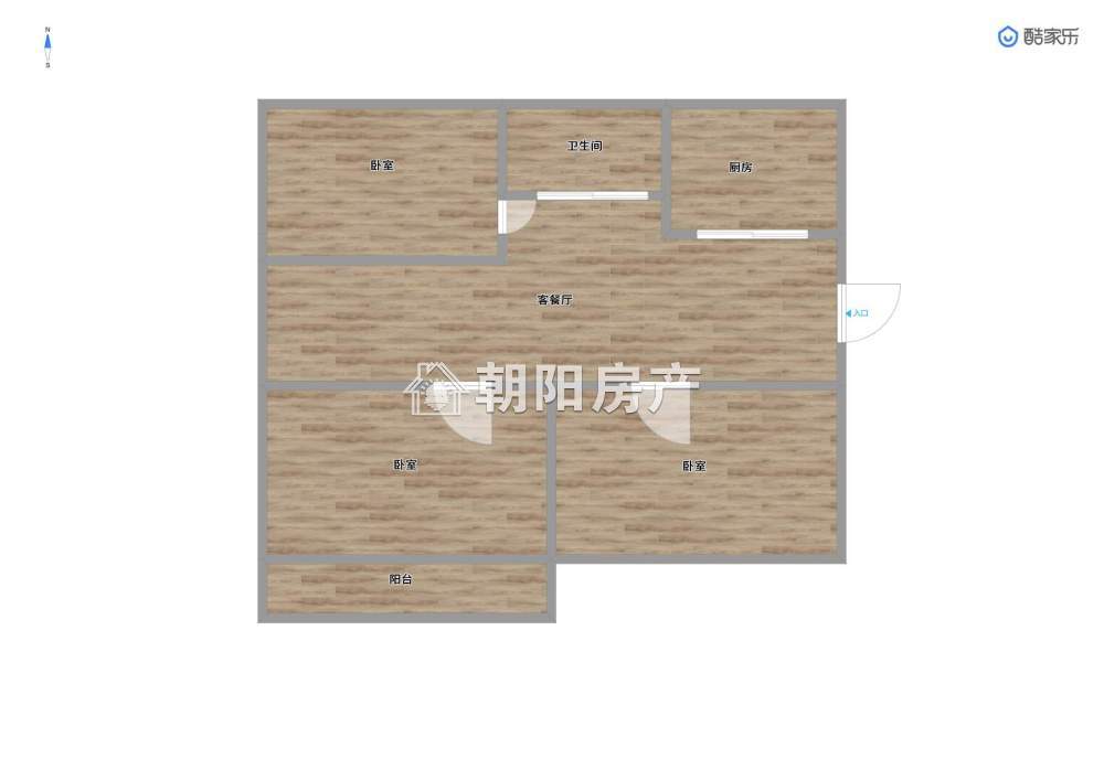 凤凰首府 111平 南向大三居 学区房 毛坯可随心装