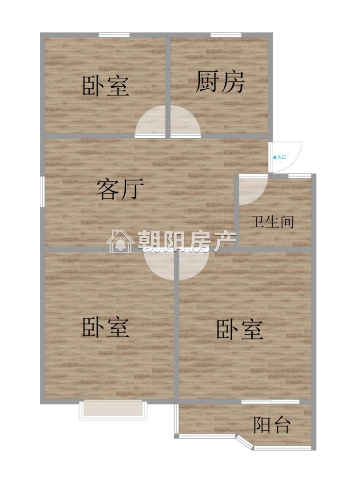 居仁村四区 89平 南向三室一厅 交通便利 采光好 随时看房