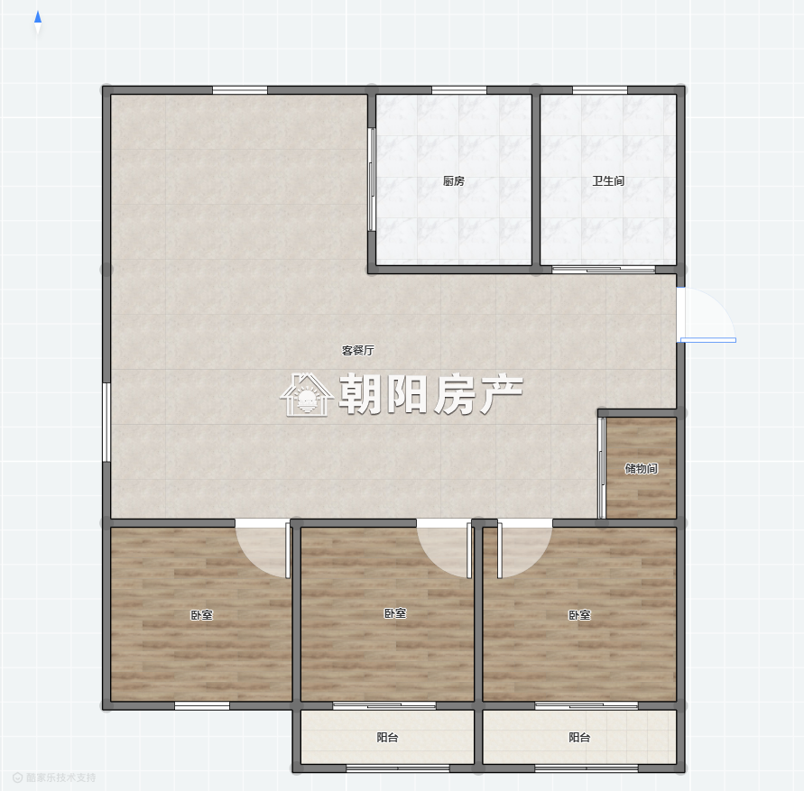 东苑新村 118平 南向三居 满两年 单价2542元