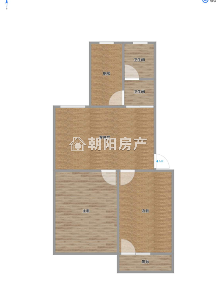 锦路小区 60平 南向两室一厅 交通便利 简装