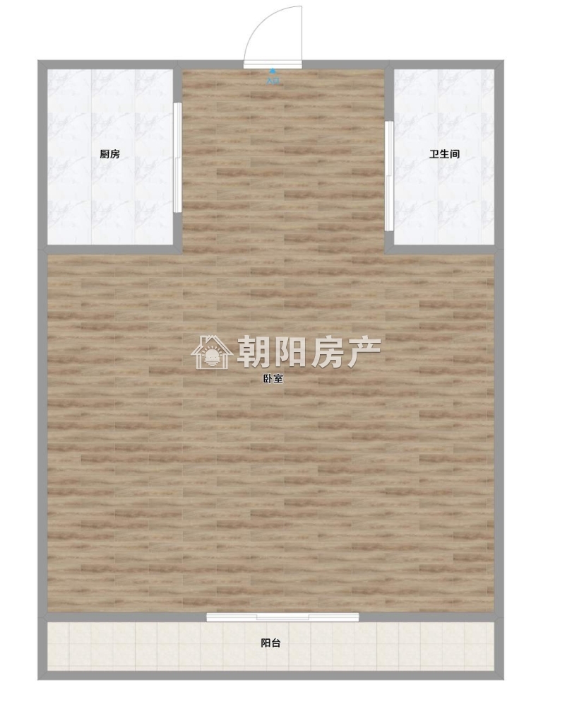 金地国际城 42平 南向一室一厅 满两年 总价低