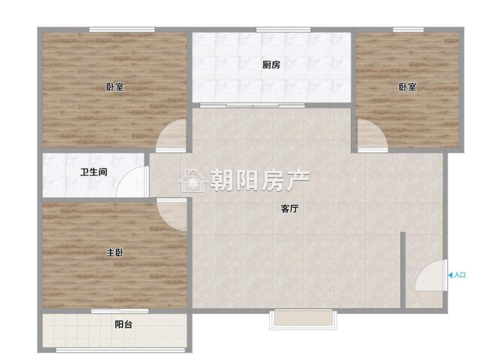 京澳广场 109平 南向三室 普装 5469元/平