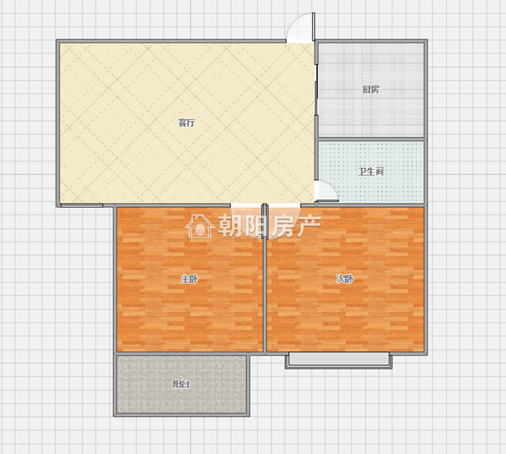 奥林花园 精装两室 中层急售