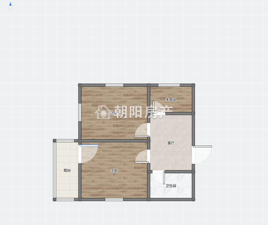 桂苑西区 50平 朝南两室一厅 交通便利 精装