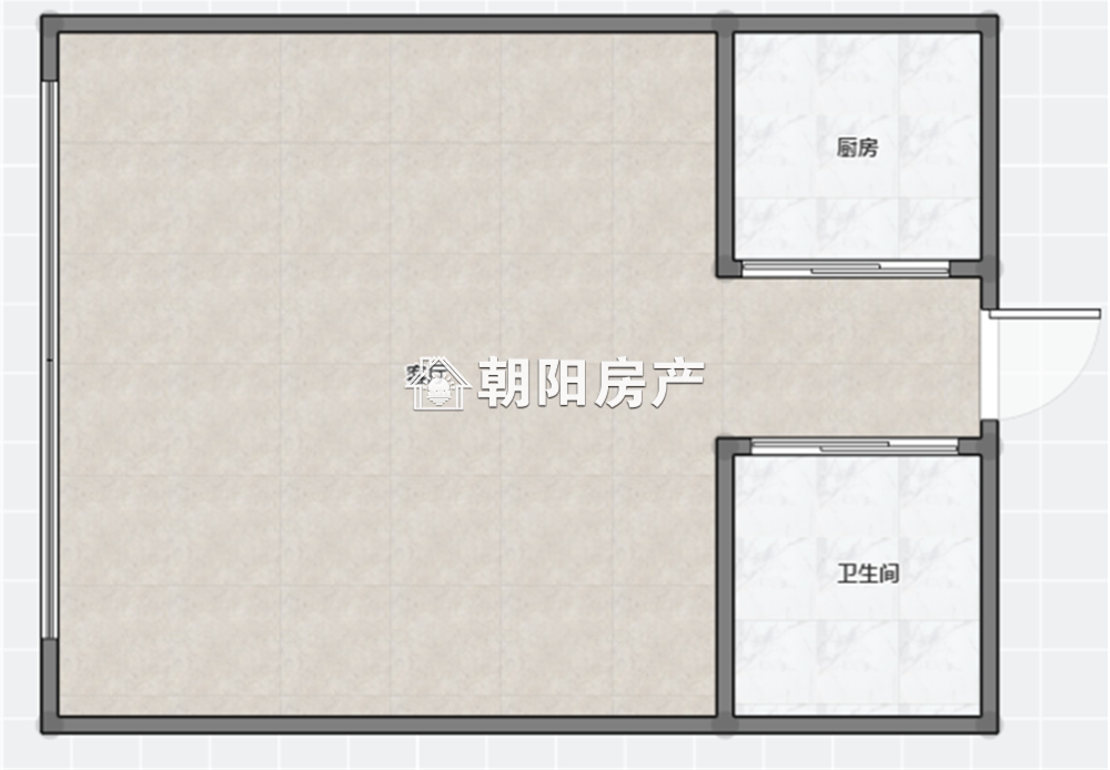 龙湖中心 39平 南向精装一室一厅 满五唯一免税