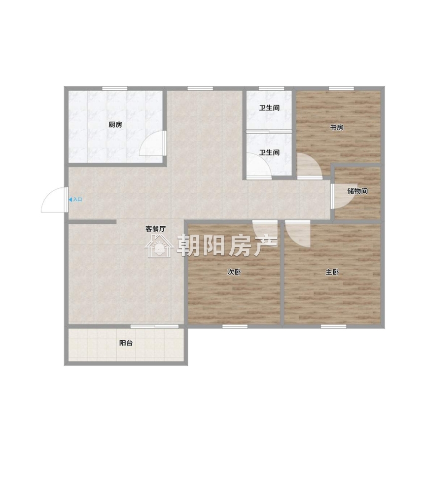 东苑小区西区 131平 三室二厅 南向采光好 满两年学区房